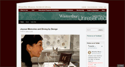 Desktop Screenshot of museumblog.winterthur.org